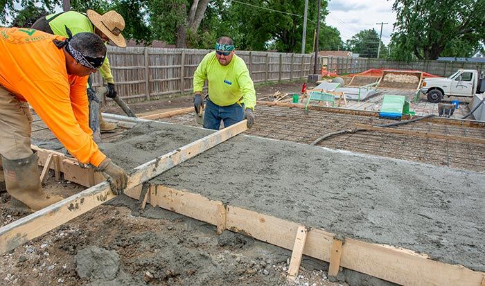 Skate park construction